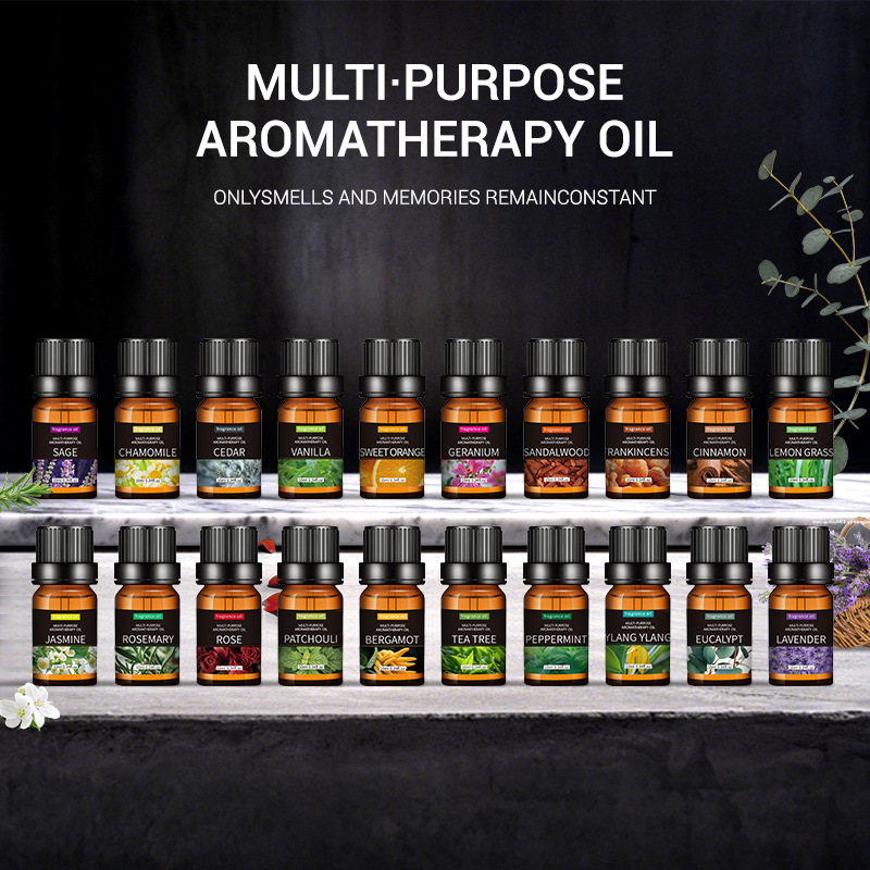 Home Fragrance Jasmine Diffuser - 20 Flavors Essential Oils for Aroma
