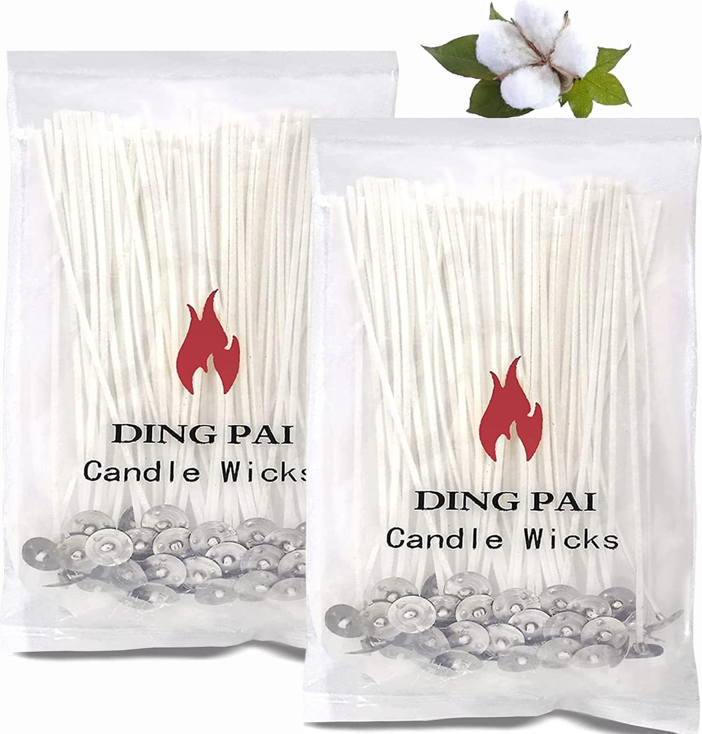 Wooden Wick Candle - 100pcs 6