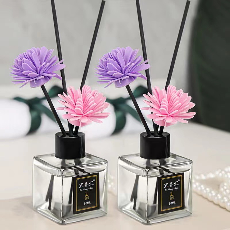Home Fragrance Jasmine Diffuser - 50ml Essential Oil Diffuser Flameless Home