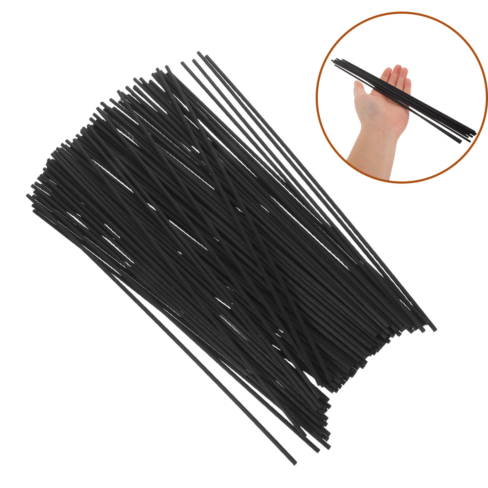 Home Fragrance And Diffuser - 100Pcs Fragrance Diffuser Sticks Natural Rattan