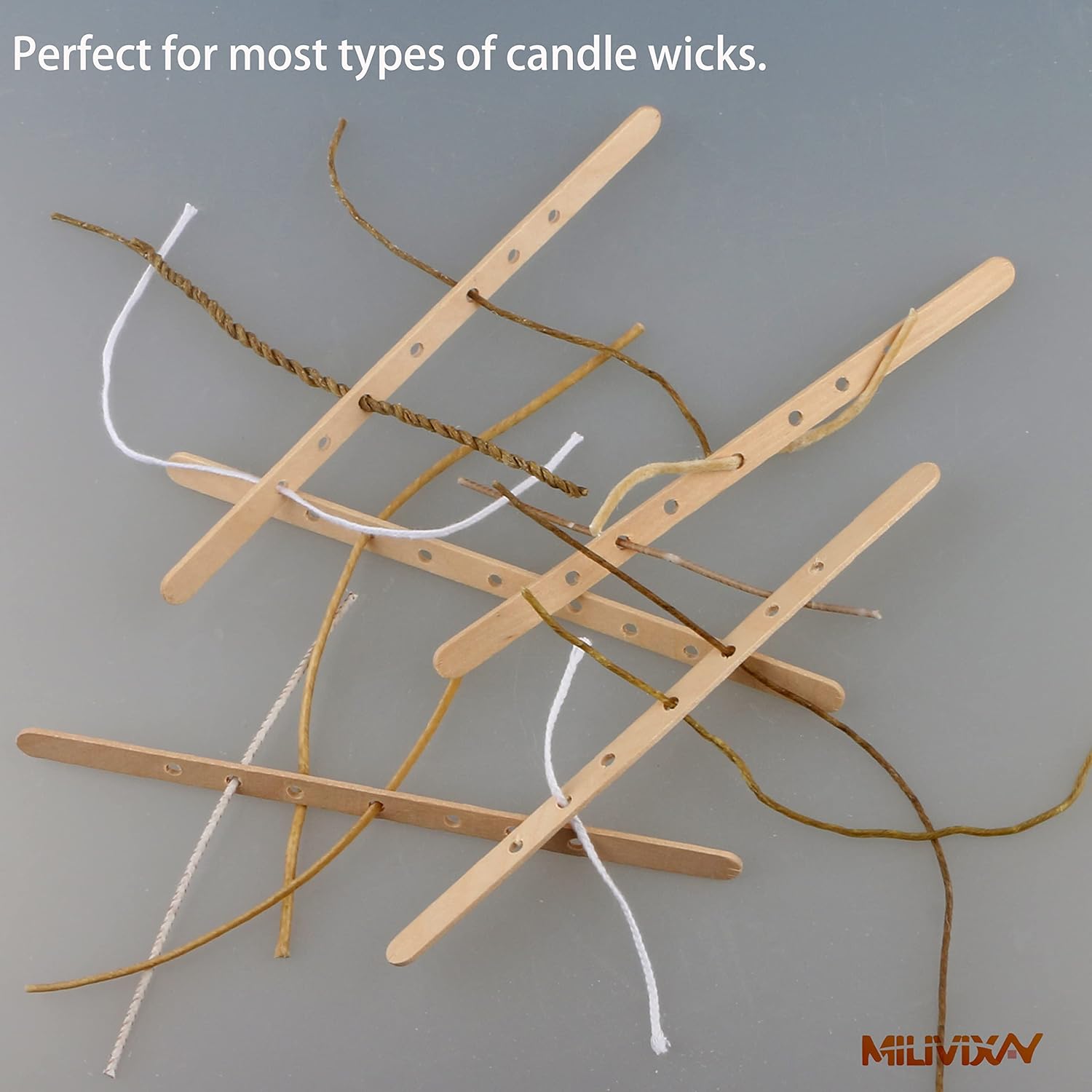 100pcs Wooden Wick Holders for - Wooden Wick Candle recensione e prezzo