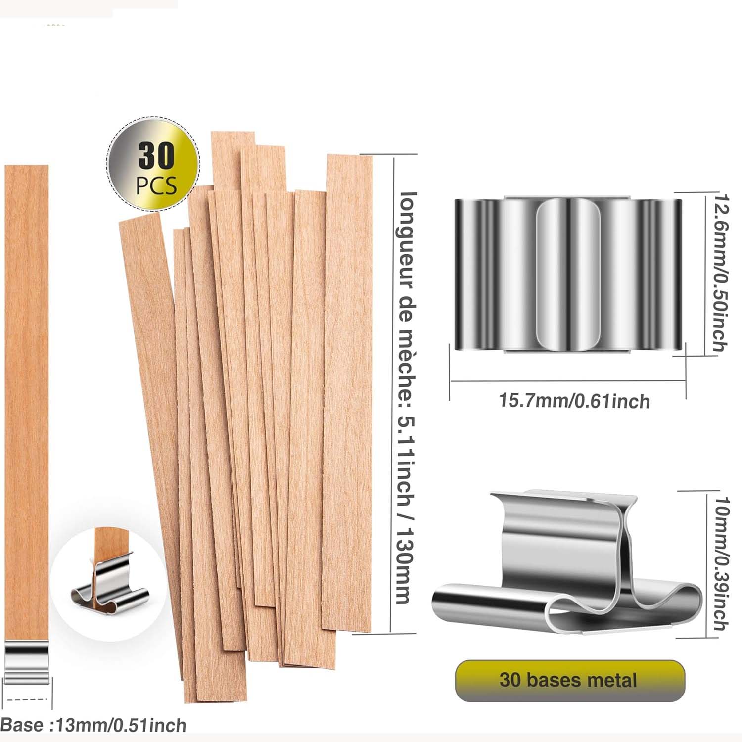 Wick Wooden Candle x30 + 30 Me - Wooden Wick Candle recensione e prezzo