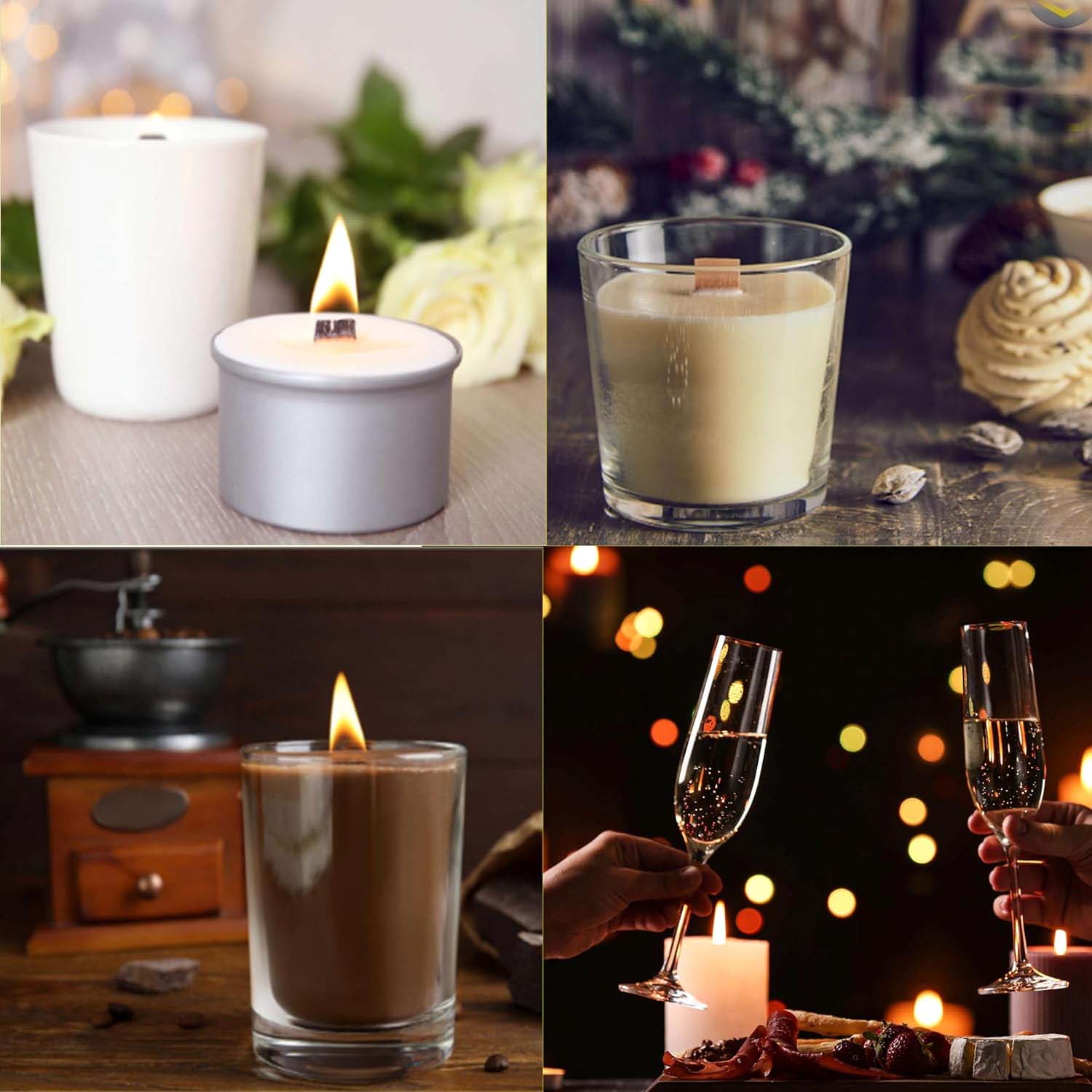 Wick Wooden Candle x30 + 30 Me - Wooden Wick Candle recensione e prezzo