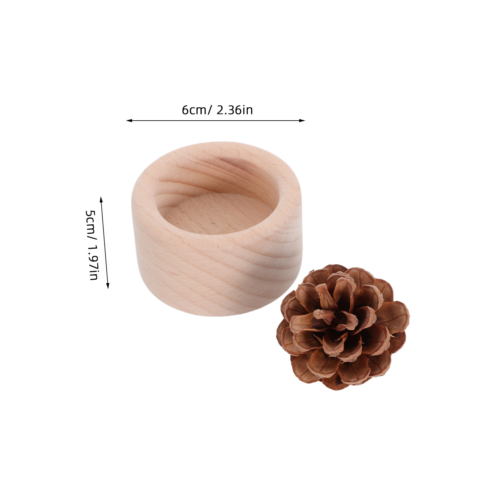 4Pcs Wood Grain Mini Essential - Home Fragrance And Diffuser recensione e prezzo