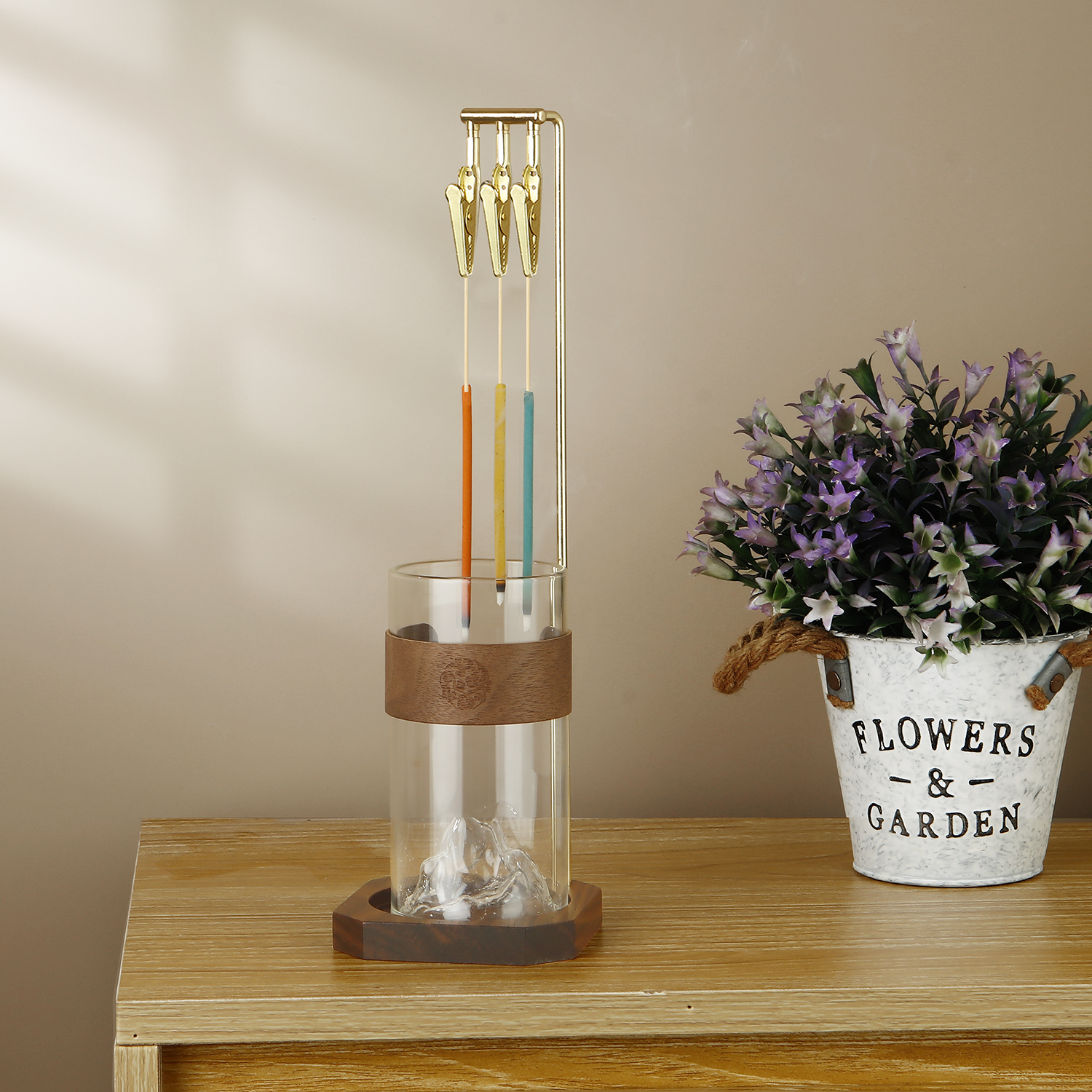 Glass Incense Holder Anti-Ash  - Home Fragrance Incense Sticks recensione e prezzo
