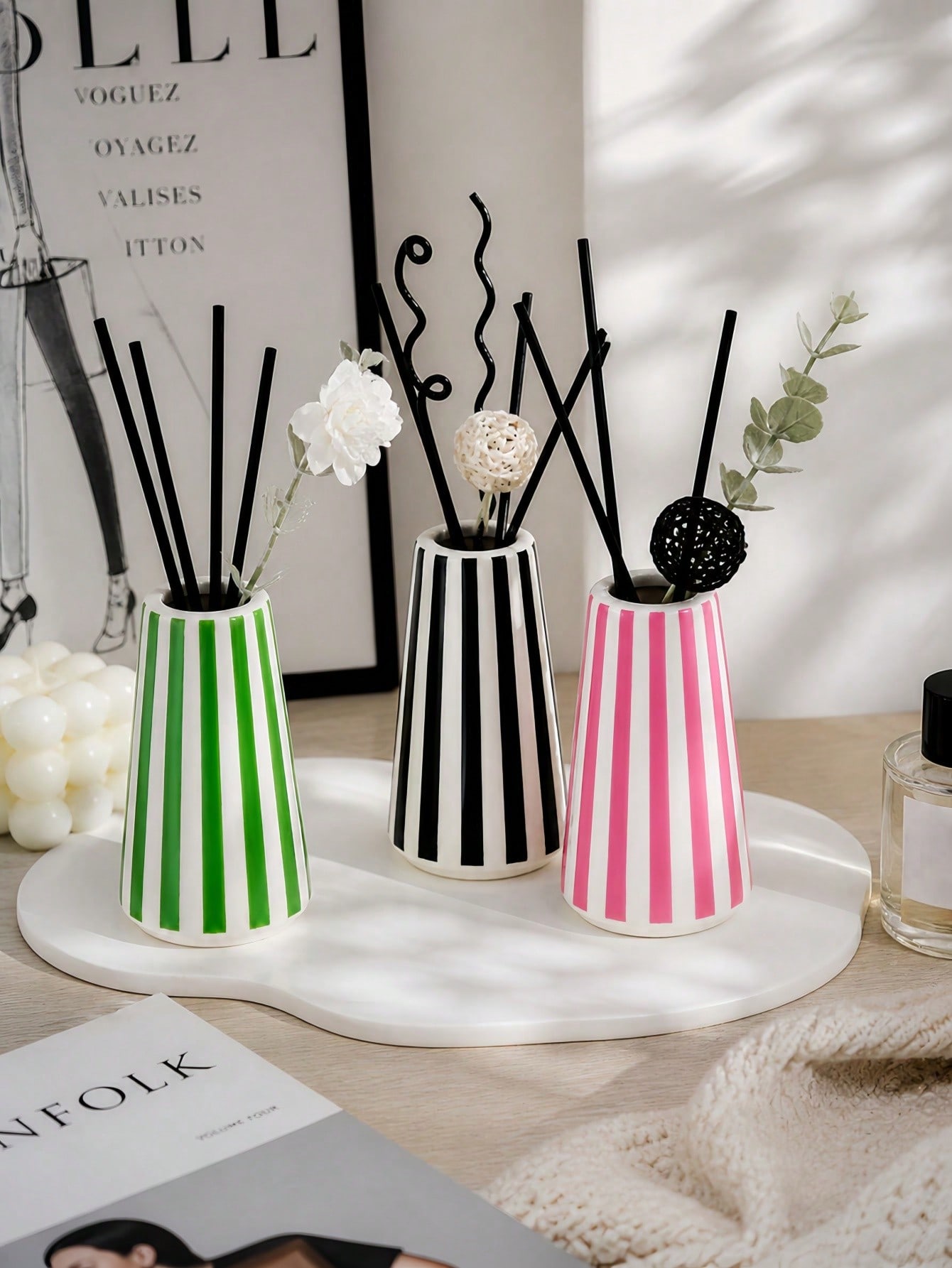 1pc Nordic Minimalist Striped  - Home Fragrance Stick recensione e prezzo