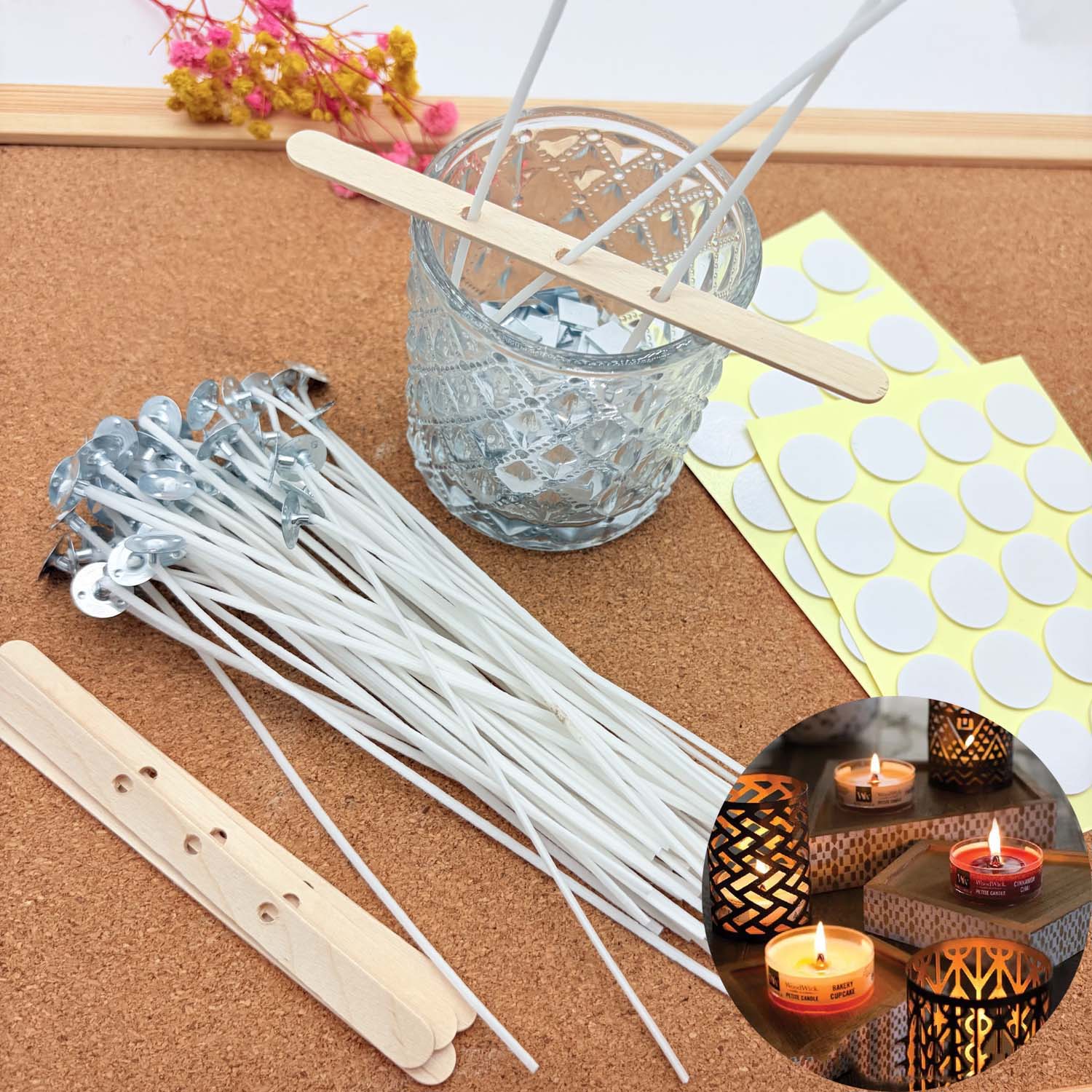 1 SET Candle Making DIY Kits S - Wooden Wick Candle recensione e prezzo