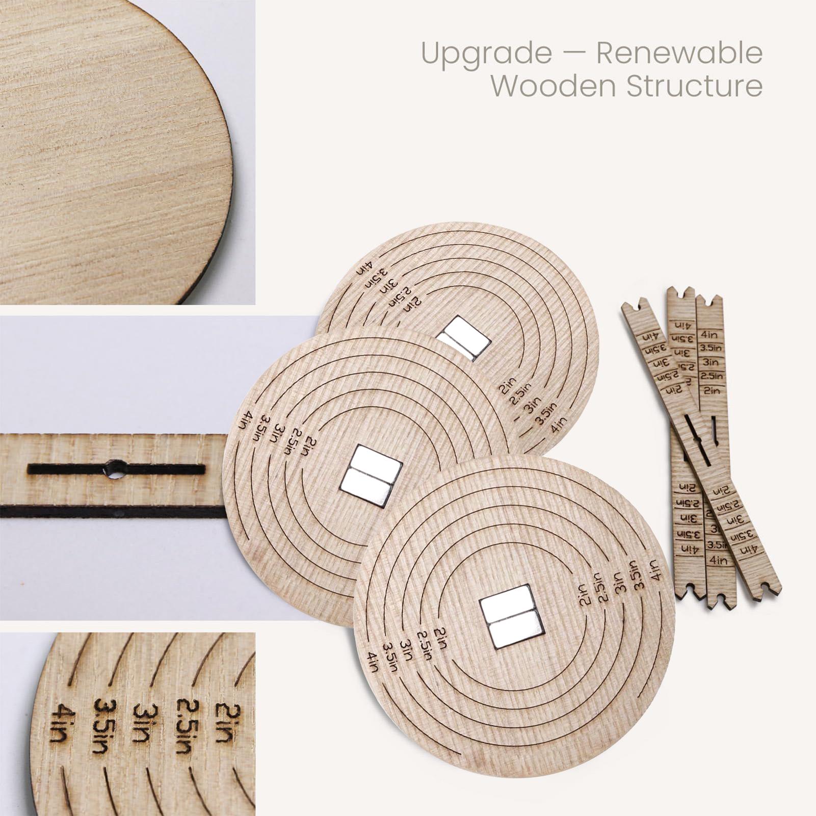 Wick Centering Tool Wick Stabi - Wooden Wick Candle recensione e prezzo