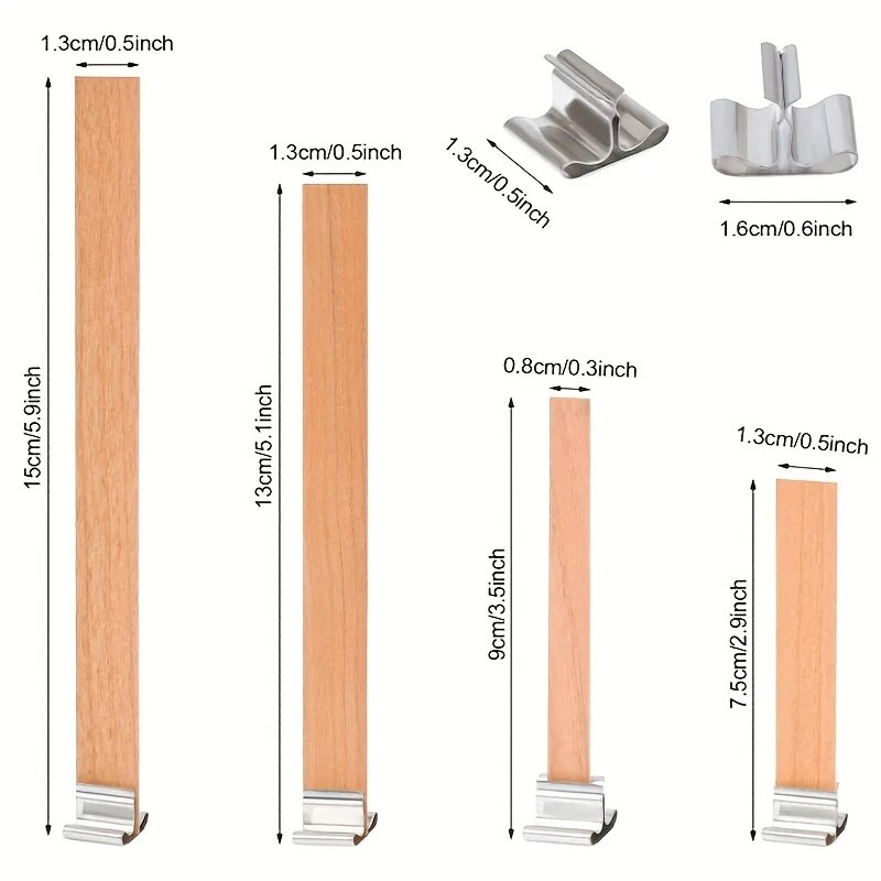 30pcs High Quality Wooden Cand - Wooden Wick Candle recensione e prezzo