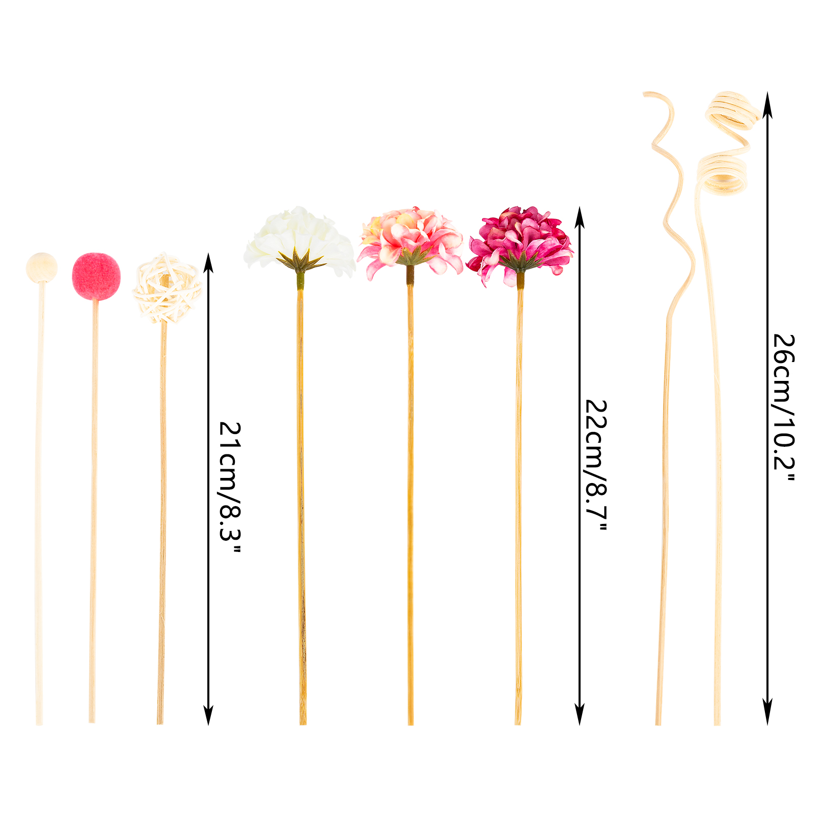 NEW 10PCS Pink Hydrangea Flowe - Home Fragrance Stick recensione e prezzo