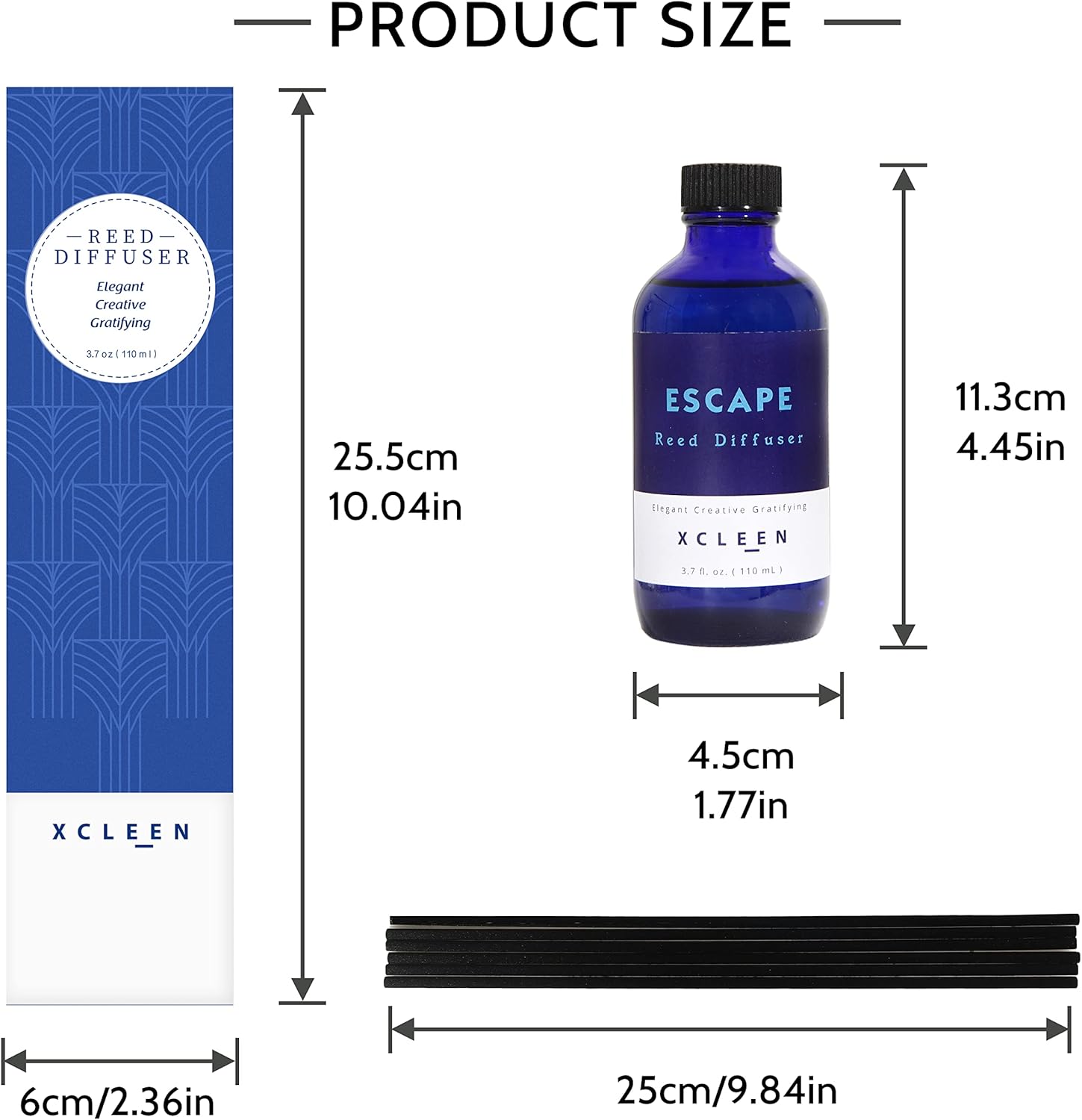 Reed Diffuser Set 3.7oz, Home  - Home Fragrance Stick recensione e prezzo