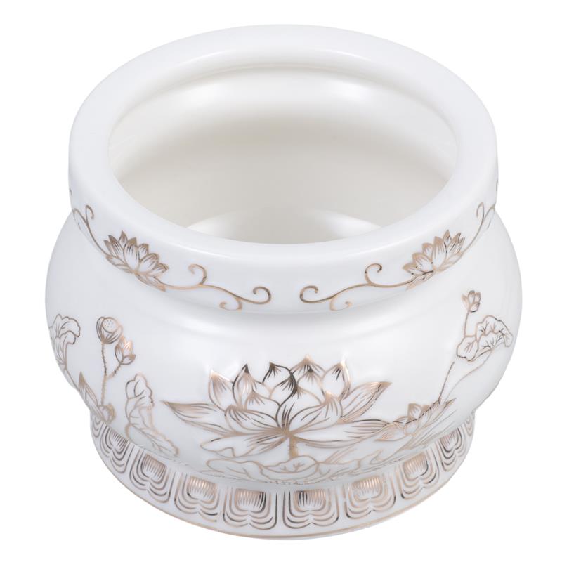 White Ceramic Incense Burner C - Home Fragrance White Lotus recensione e prezzo