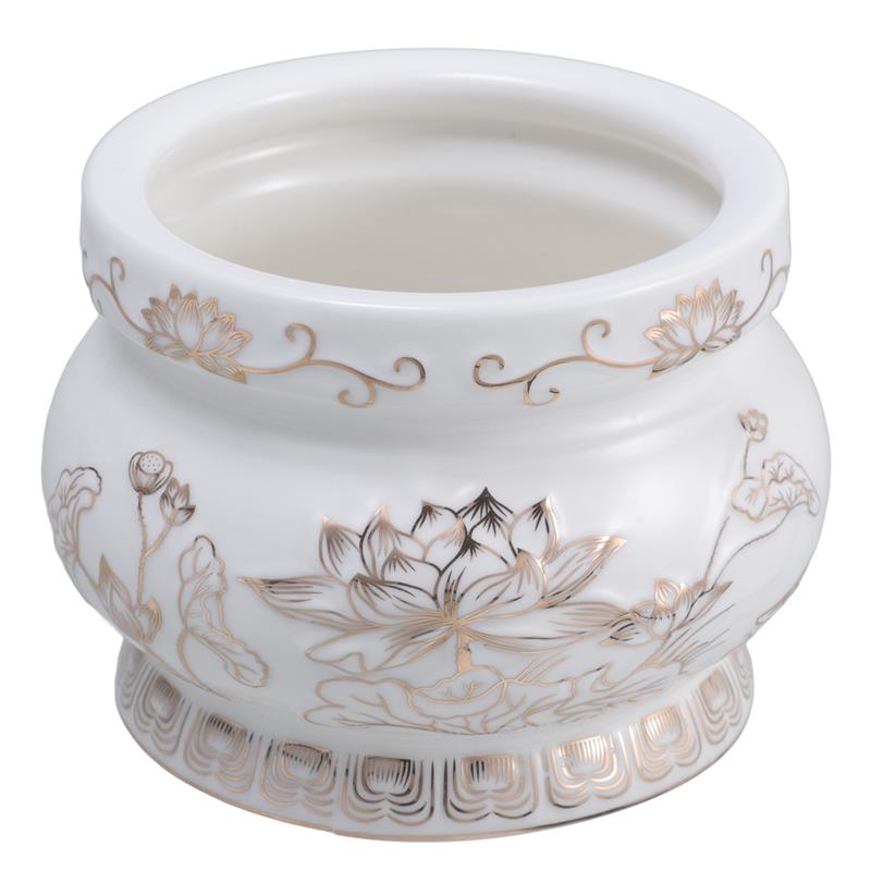 White Ceramic Incense Burner C - Home Fragrance White Lotus recensione e prezzo