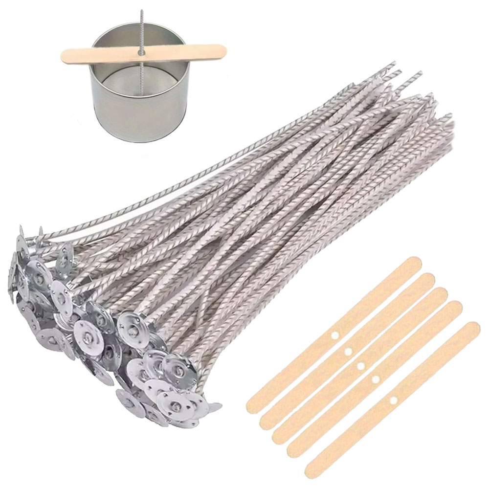 55pcs Flower Candle Wick Wood  - Wooden Wick Candle recensione e prezzo