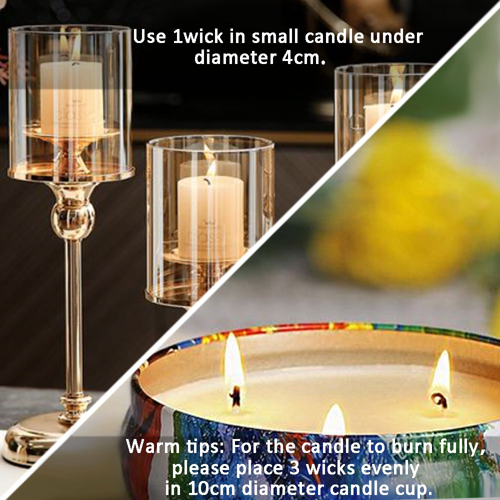 55pcs Flower Candle Wick Wood  - Wooden Wick Candle recensione e prezzo