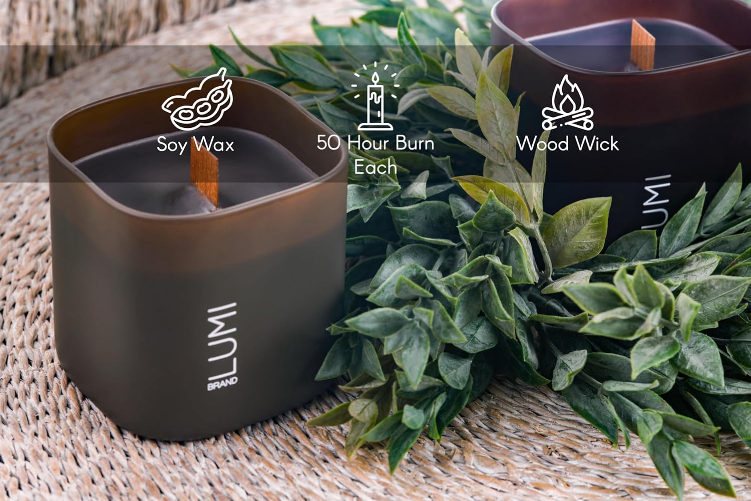 Set of 3 Scented Soy Candles w - Wooden Wick Candle recensione e prezzo