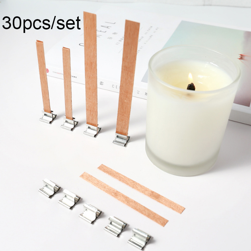 30Pcs Wooden Candle Wicks Set  - Wooden Wick Candle recensione e prezzo