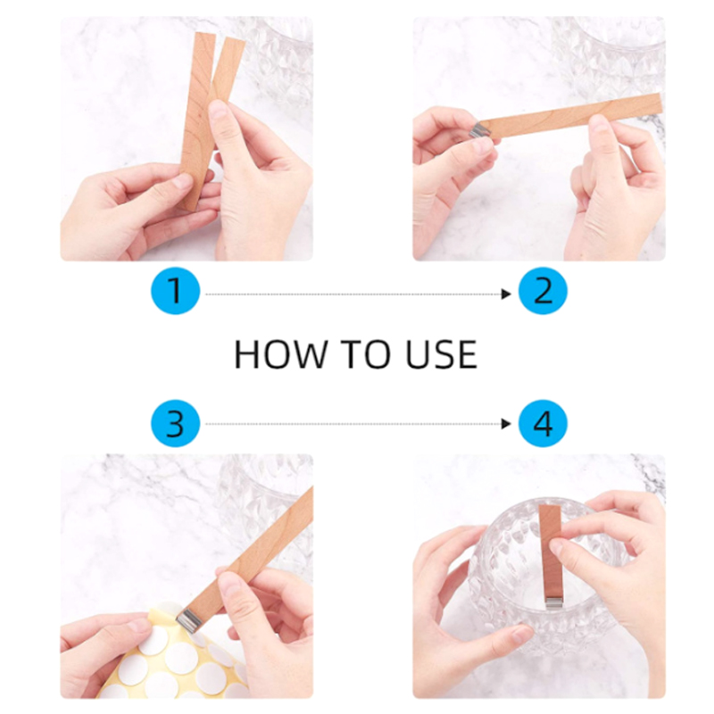 30Pcs Wooden Candle Wicks Set  - Wooden Wick Candle recensione e prezzo